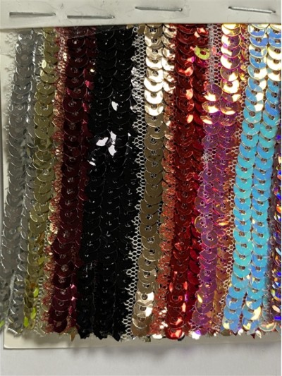 JZ-XP 凹凸珠片閃光布  幅寬：125cm   成分：100%滌綸  珠片PET 後面照